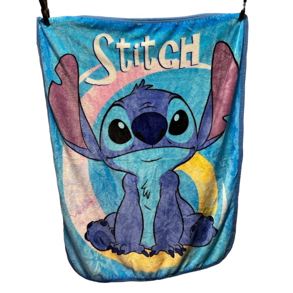 Disney Stitch Ohana Summer Fleece Throw Blanket 39x47 Silky Touch‎